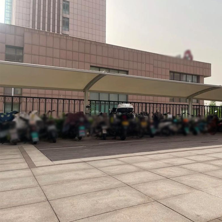 文成县膜结构电动车棚